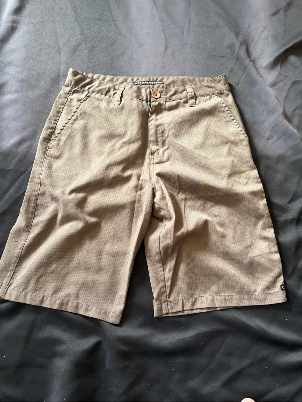 Rip Curl Men's Tan Flat Front Shorts
